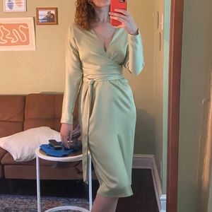 Vintage mint green dress, perfect for wedding